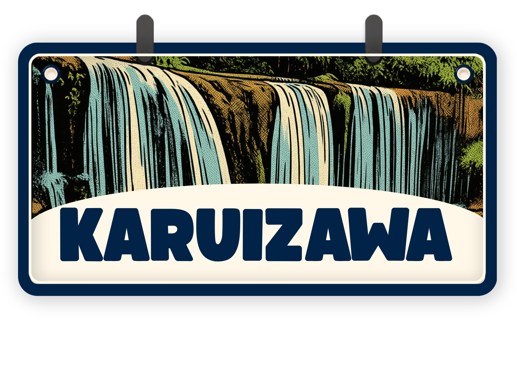 Karuizawa destination placard