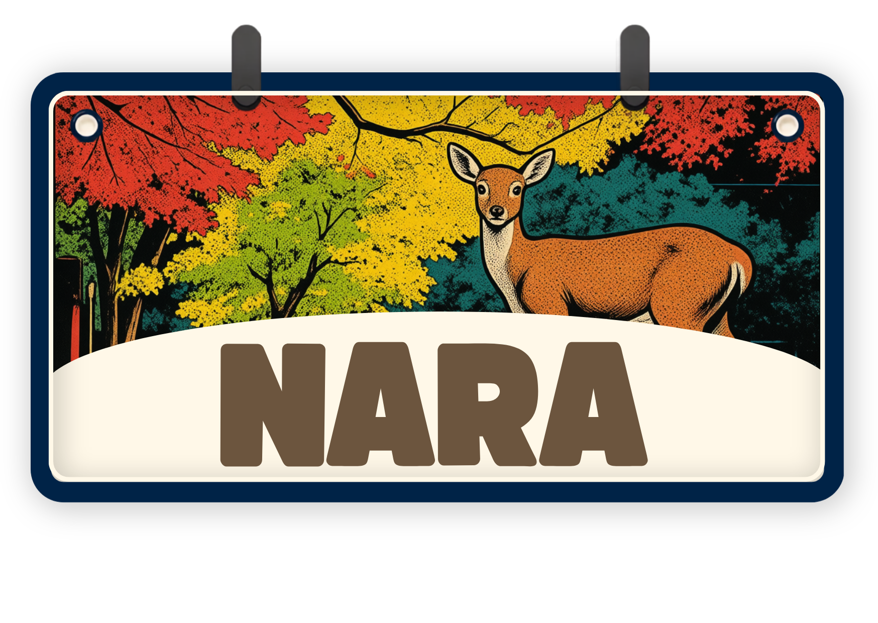 Nara destination placard