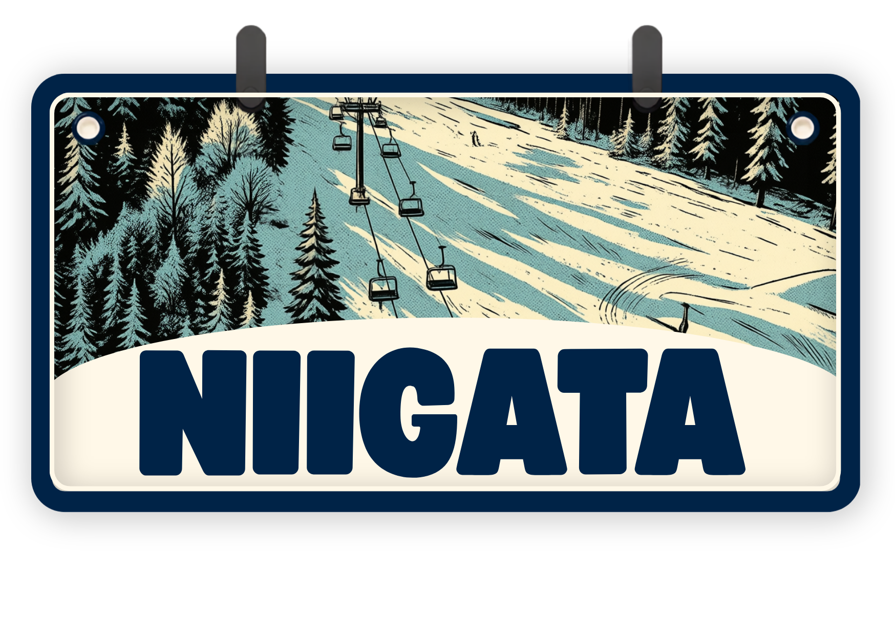 Niigata destination placard