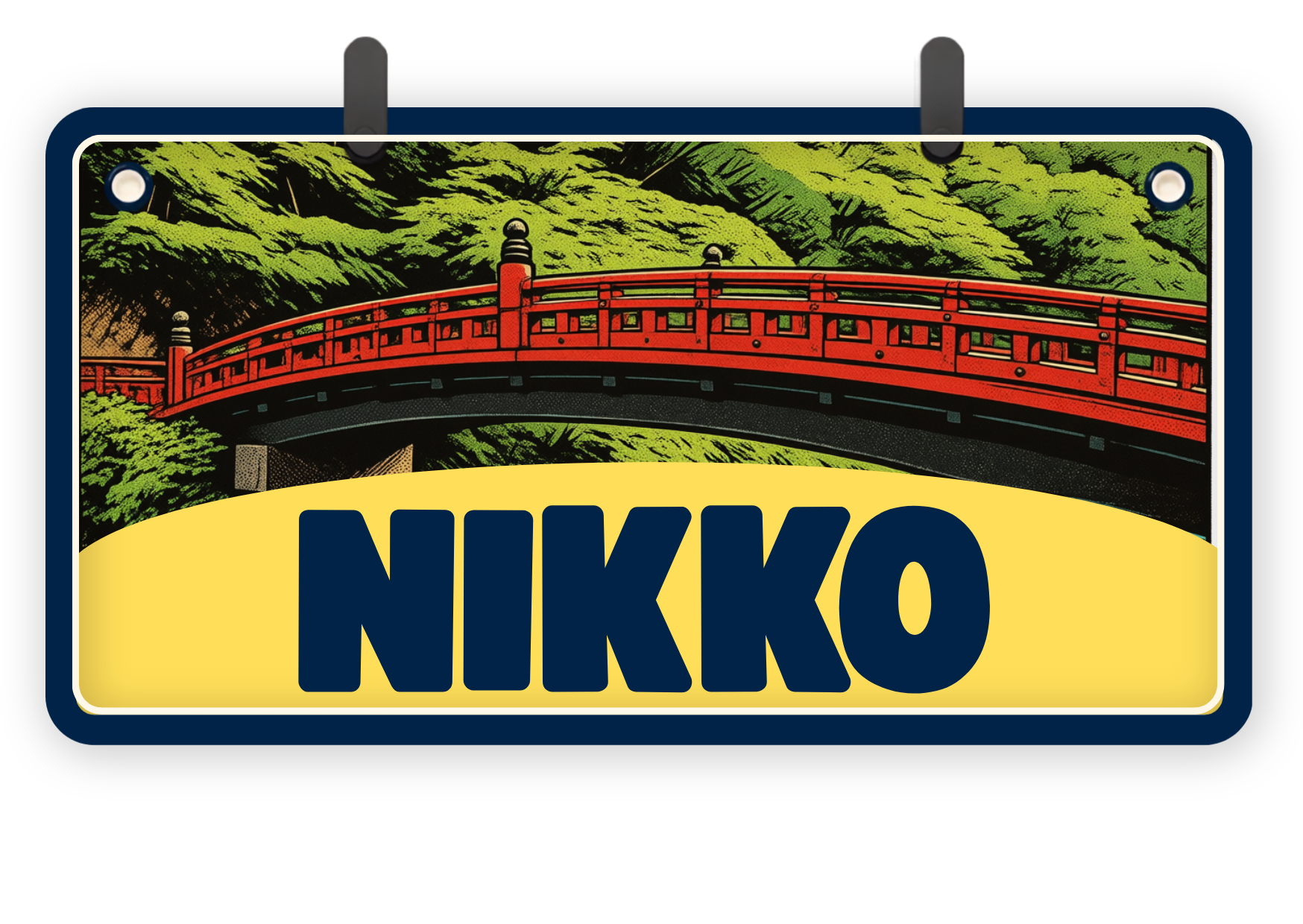 Nikko destination placard
