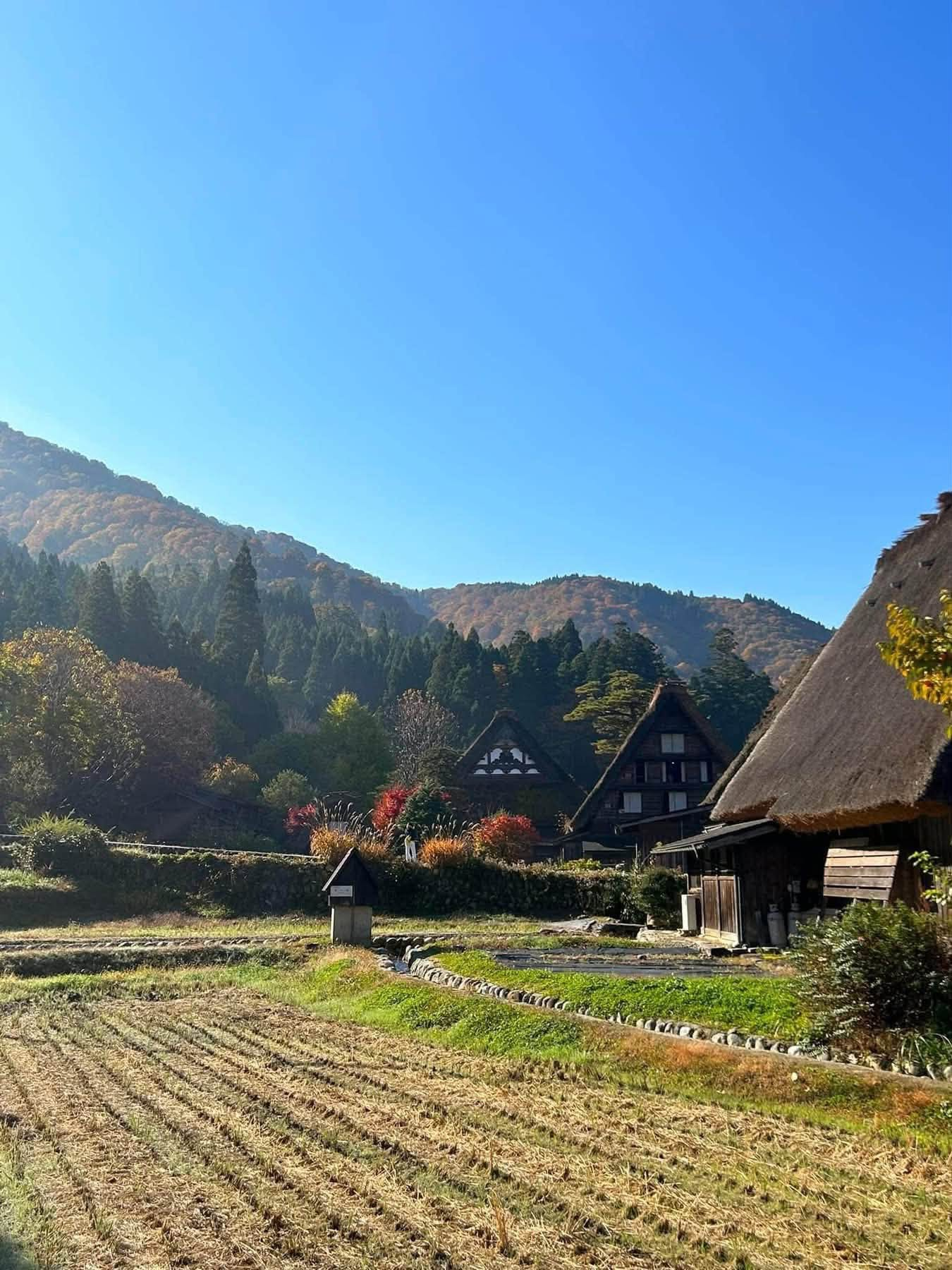 Shirakawa-go in autumn